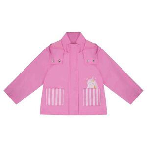 Gelert Girls Unicorn Waterproof Jacket / Pink